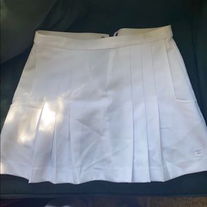 White Fila Tennis Skirt